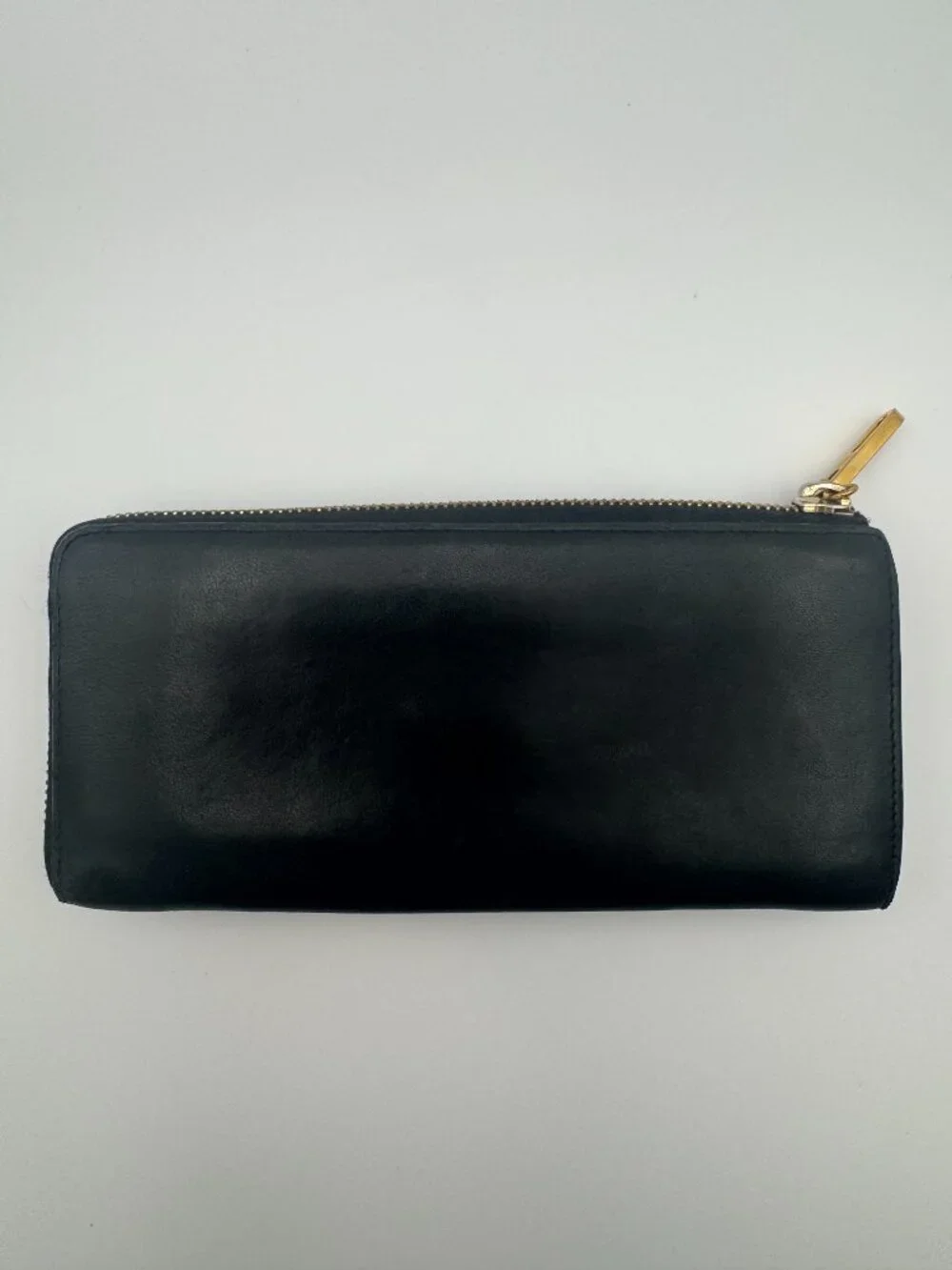 Chloe Bobbie Black Lambskin Leather Bow Long Wallet